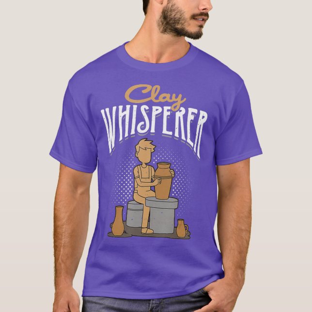 Ceramics Stoneware Potter Clay Artist T Shirt (Framsida)
