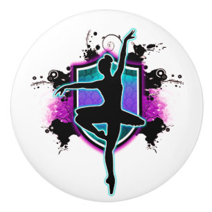Ceramisk kabinett Knob-Ballerina Knopp