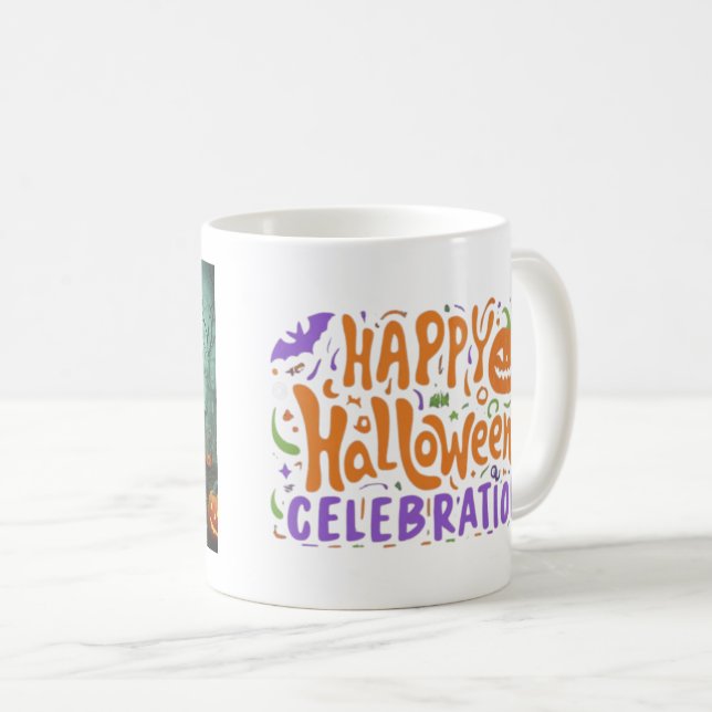 Ceramisk Mugg happy halloween Firande (Framsida höger)