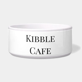 Ceramisk pet Bowl Kibble Cafe