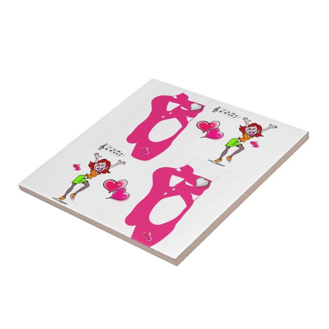 Ceramisk plateldoance kakelplatta (Sidan)