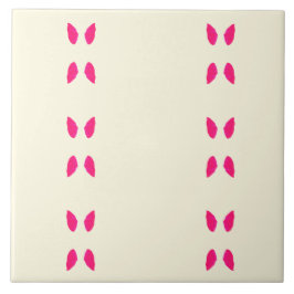 Ceramisk platta för symmetrisk blommigt kakelplatta