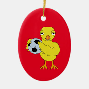 Ceramisk prydnadsföremål för Chick Julgransprydnad Keramik