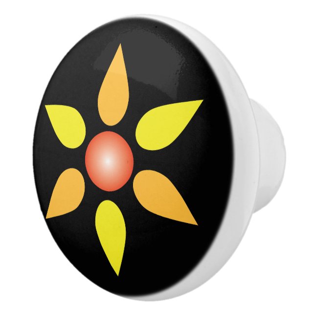 Ceramisk pull-knapp knopp (Höger)