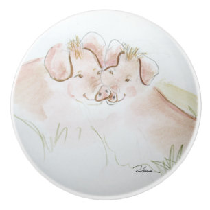 Ceramisk pull knopp