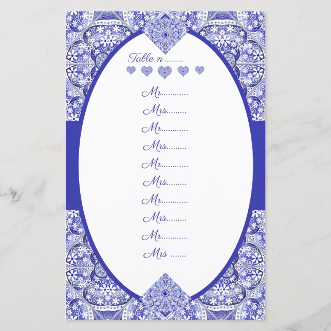 Ceramisk Snöre blå av greece (Framsida)