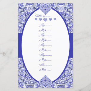 Ceramisk Snöre blå av greece