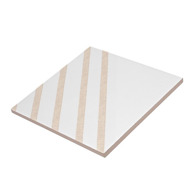 Ceramisk Tile Rand Beige & White Rand Kakelplatta (Sidan)