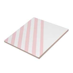 Ceramisk Tile Rand Rosa & White Rand Kakelplatta