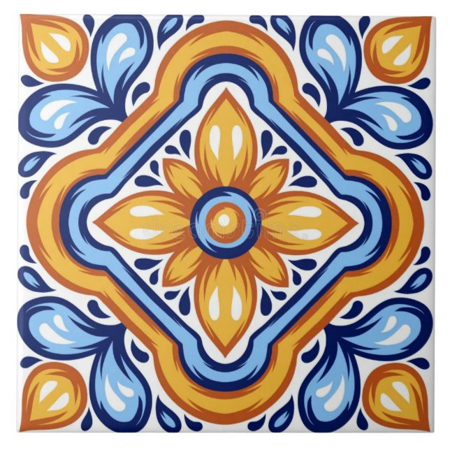Ceramisk Tile - Stil-Medelhavet - Italien Kakelplatta (Framsidan)