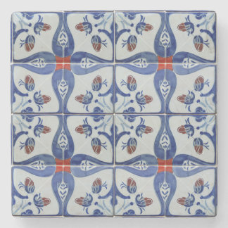 Ceramisk Tile Stil Mönster Stenunderlägg