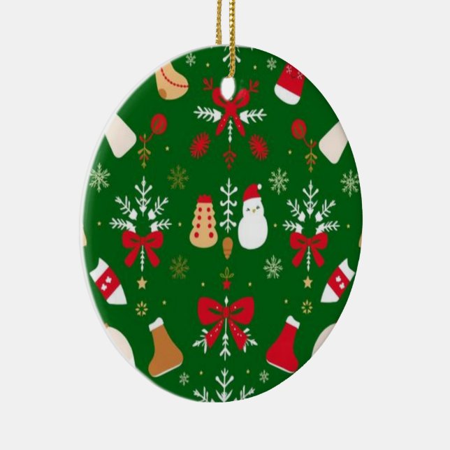 CERAMISKA CIRKELORNADER JULGRANSPRYDNAD KERAMIK (Höger)