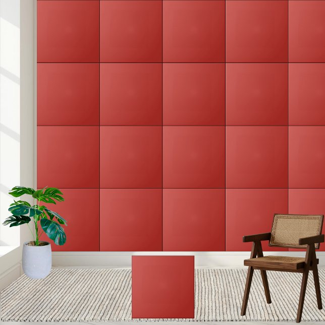Ceramiska plattan i Färg, rödstam Kakelplatta (Venetian Red Solid Color Ceramic Tile)