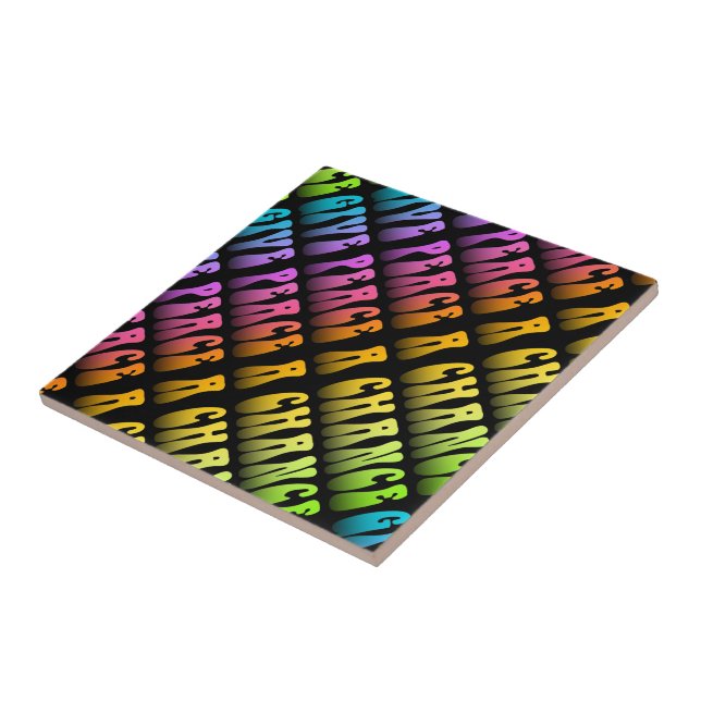 CERAMISKA TILES, TRIVETS - GE PEACE A CHANCE KAKELPLATTA (Sidan)