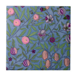 CERAMISTISK TID: WILLIAM MORRIS : POMEGRANATES KAKELPLATTA