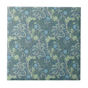 CERAMISTISK TID: WILLIAM MORRIS: SJÖGRÄS KAKELPLATTA