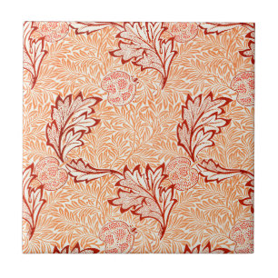 CERAMISTISKA RULE; WILLIAM MORRIS: ÄPPLE KAKELPLATTA