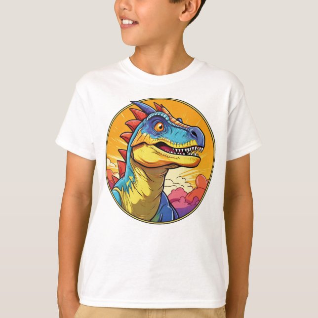 Ceratosaurus - Classic Dinosaur Tee T-Shirt (Framsida)