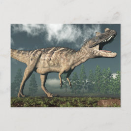 Ceratosaurus dinosaur - 3D-rendering Vykort