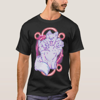 Cerberus 3 Headed Dog Kawaii Pastel Goth Cute T Shirt