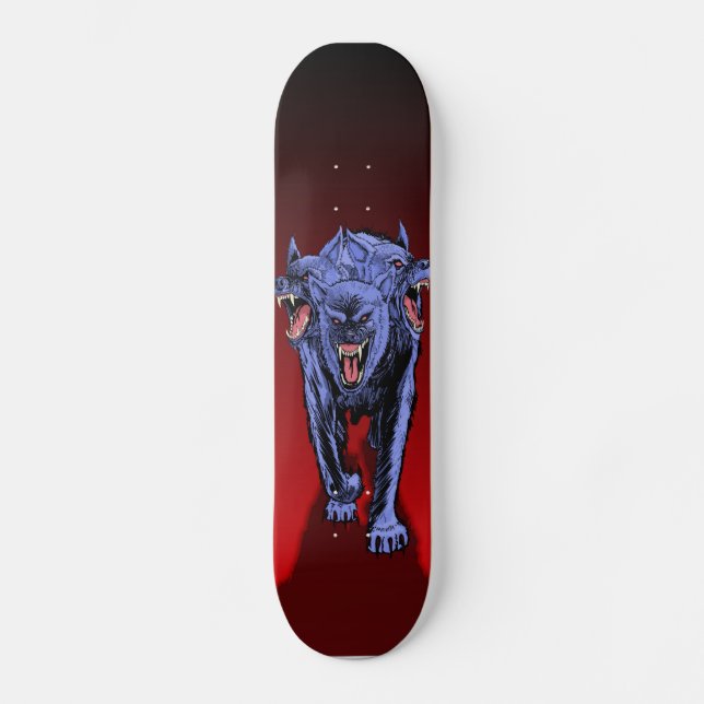 Cerberus däck skateboard bräda 19,5 cm (Framsida)