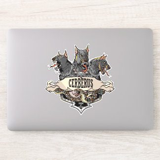 Cerberus Hellhound och orm Klistermärken