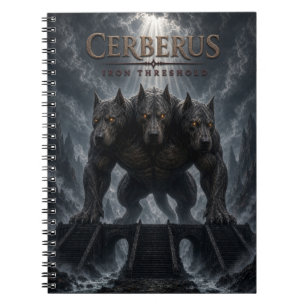 Cerberus Järntröskel Mörk Cinema Anteckningsbok