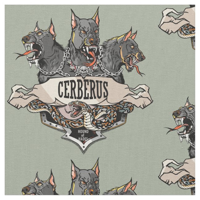 Cerberus och Snake Tyg (Närbild)