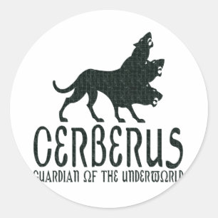 Cerberus Runt Klistermärke