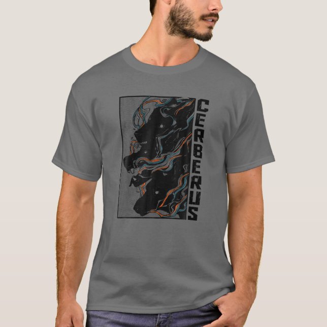 Cerberus Three Heaved Hund grekiska Mythology T T Shirt (Framsida)