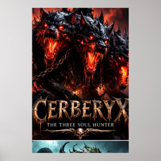 Cerberyx Three Soul Hunter Affisch