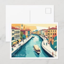 Cerchia dei Navigli Milan ItalyI Travel Vykort