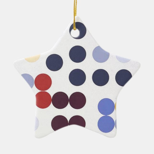 Cercle för sammansättningsdansun av Sophie Julgransprydnad Keramik (Framsidan)