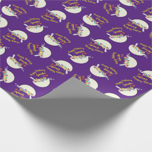 Cereal Bowl Kids Sleepover Födelsedagsfest Cute Presentpapper