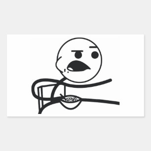 Cereal Guy Rektangulärt Klistermärke