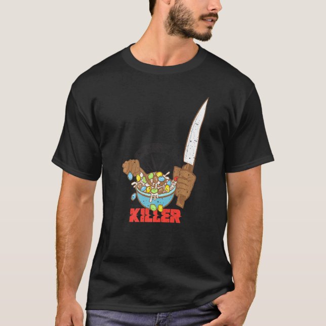 Cereal Killer Cereal Älskare T Shirt (Framsida)