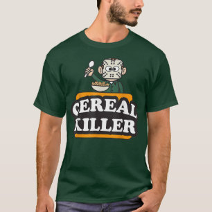 Cereal Killer Food Pun Humor Costume Funny Hallowe T Shirt