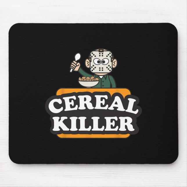 Cereal Killer Food Pun Humor Costume Roligt Hallow Musmatta (Framsidan)