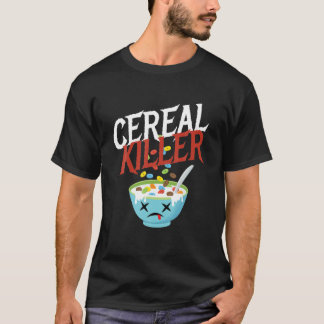 Cereal Killer I Costume Breakfast Cereal Halloween T Shirt