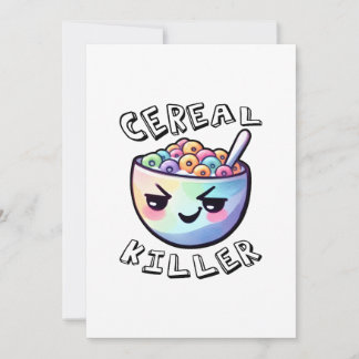 Cereal Killer Inbjudningar
