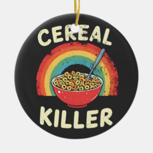 Cereal Killer Manar Food Pun True Crime Julgransprydnad Keramik