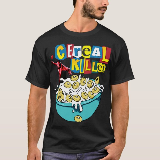 Cereal Killer Rolig tröja Breakfast CEREAL KILLER (Framsida)
