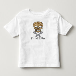 Cereal Killer Skull och Kor Spoons T Shirt
