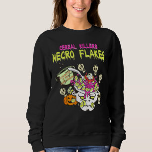 Cereal Killer Zombies Horror Pun Cereal Food Theme T Shirt