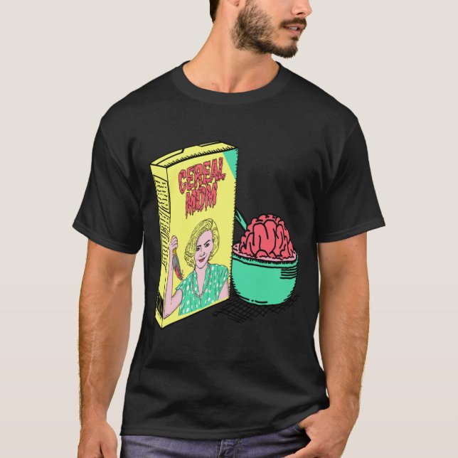 Cereal Mom retro T Shirt (Framsida)
