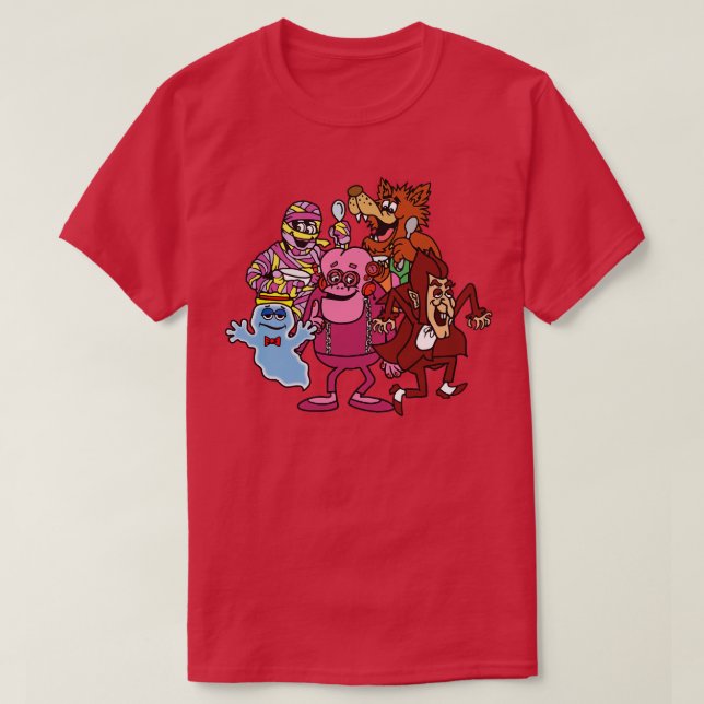 Cereal Monster Group T Shirt (Design framsida)