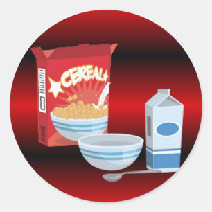 Cereal Runt Klistermärke