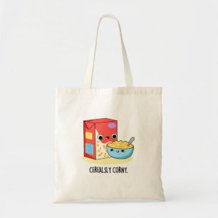 Cerealely Corny Funny Mjölk Cereal Pun Tygkasse
