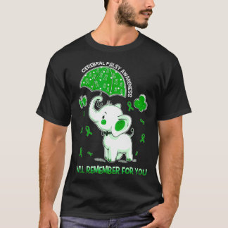 Cerebral Palsy Awareness Elephant T Shirt