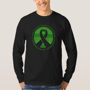Cerebral Palsy Awareness Month Vintage Sunset Brai T Shirt